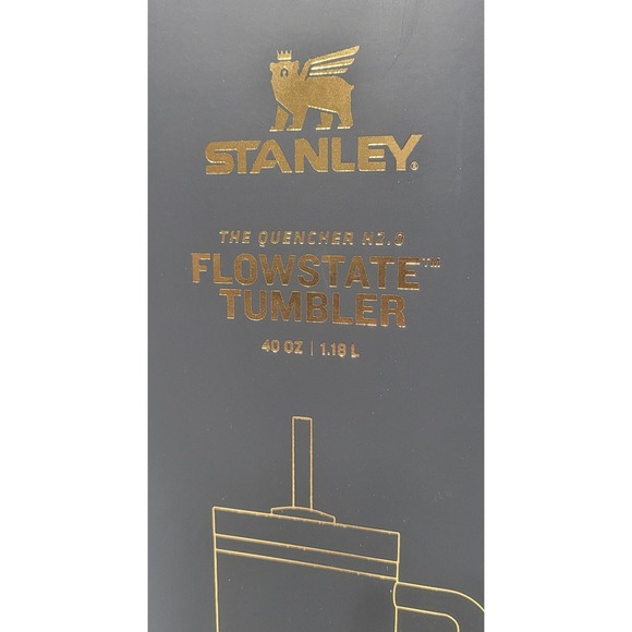 *NEW* Stanley H2.0 Flowstate 40oz Tumbler, Cranberry Winterscape - Picture 5 of 6